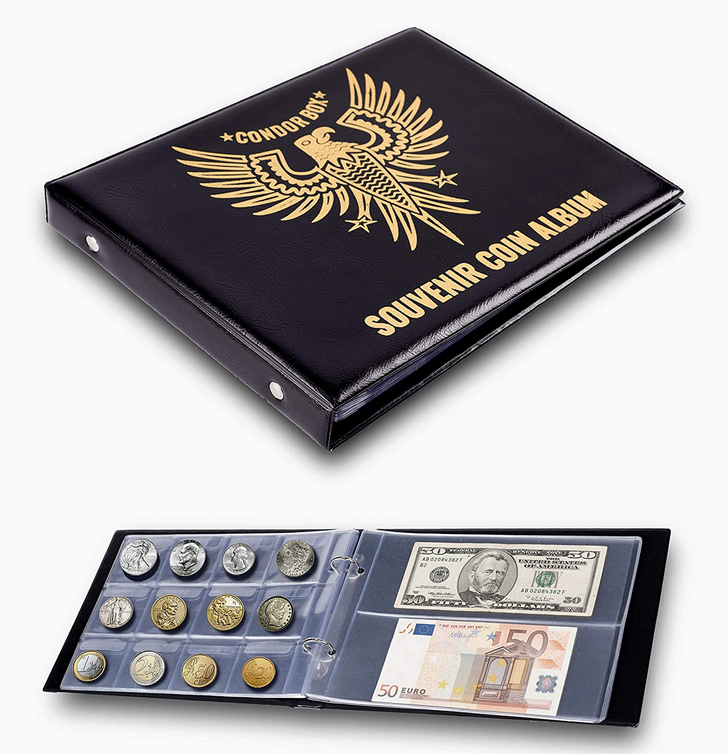 coin book gift idea for 8 year old