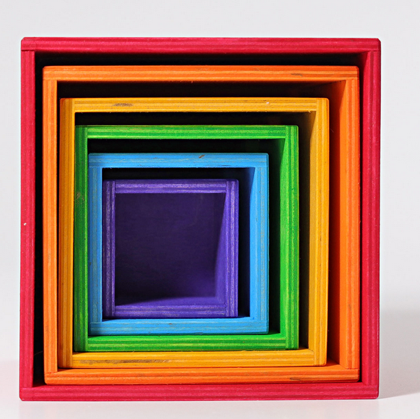 grimm's rainbow nesting boxes