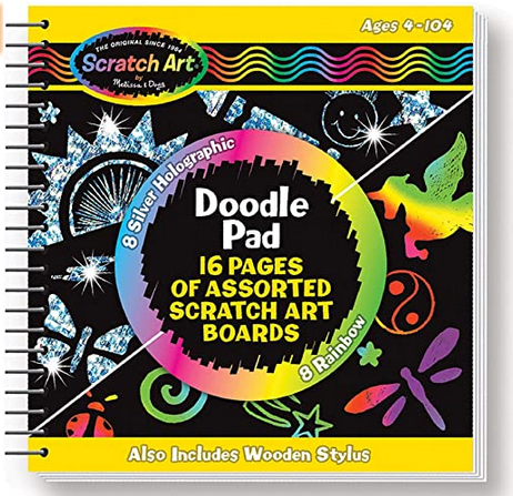 scratch art doodle pad