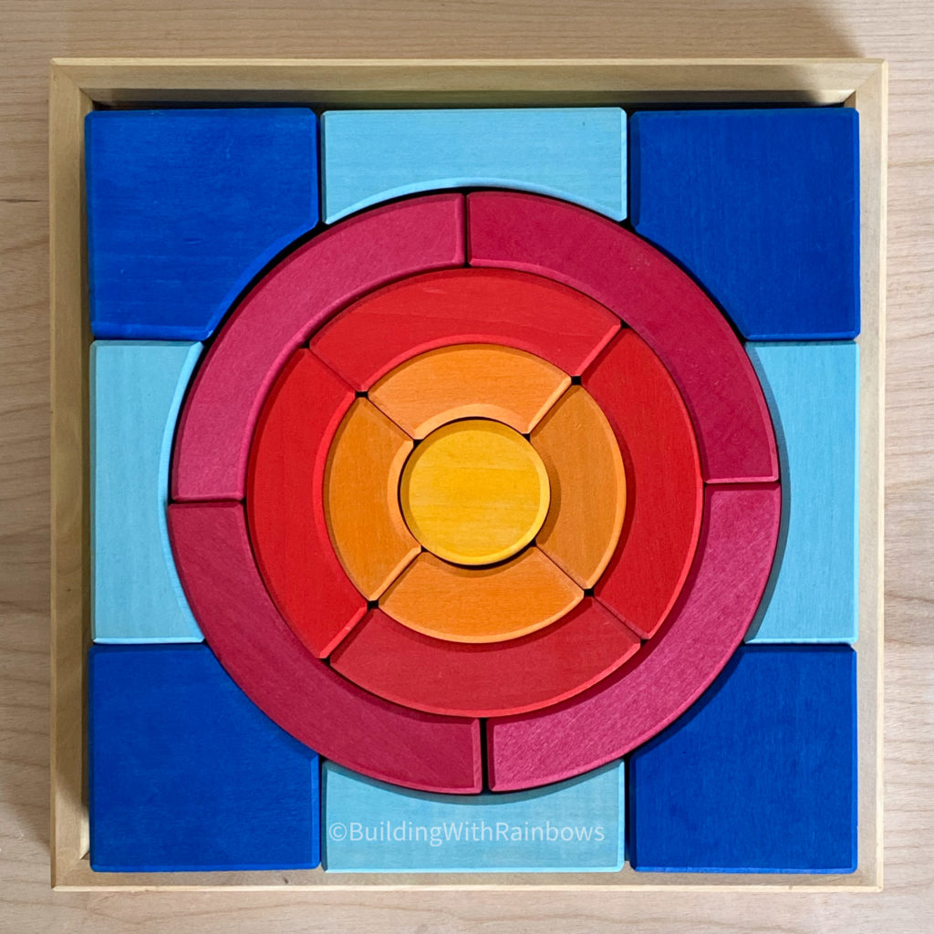 Bauspiel circle puzzle blocks