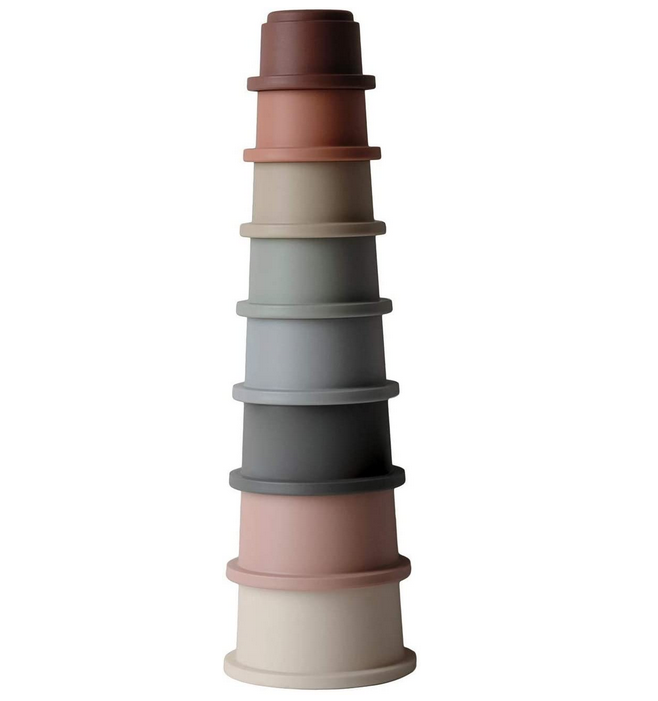 mushie cups stacking gift for babies