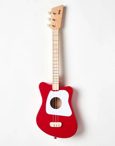 loog guitar mini , red