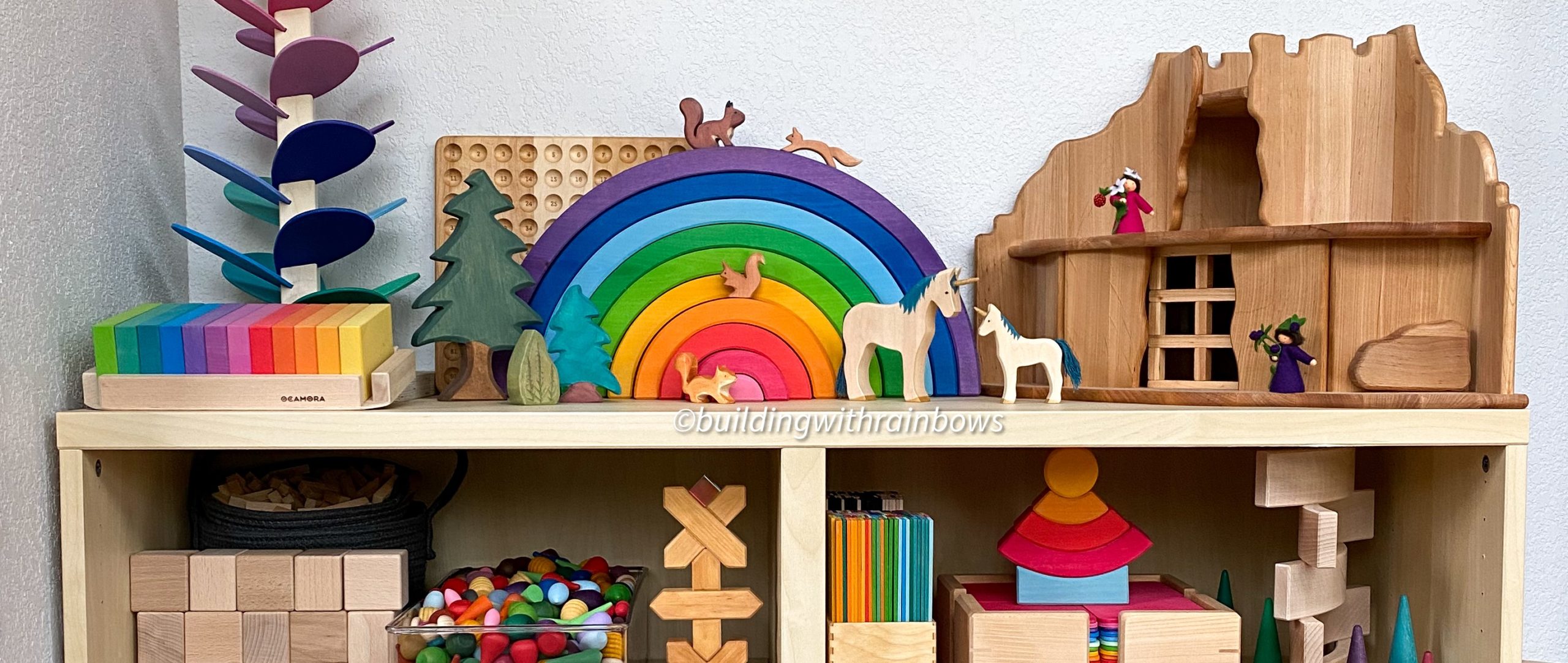 shelf of toy reccomendations